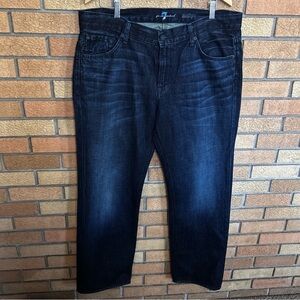 7 for All Mankind Austyn Relaxed Straight Leg Dark Wash Jeans Men’s Size 38
